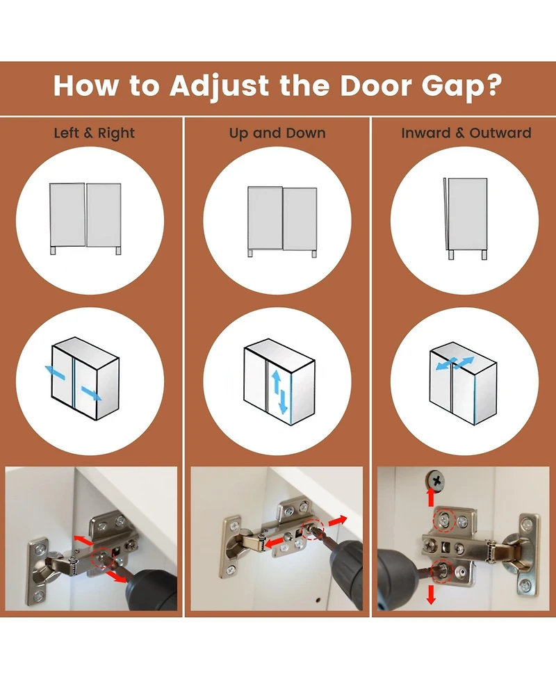 Sugift Pantry Cabinet with 2 Removable Shelves