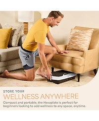 Lifepro Vibration Plate Exercise Machine with Magnetic Acupoints - Full Body Vibration Platform Lymphatic Drainage Massager