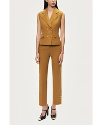 Nocturne Women's Tailored Double-Breasted Vest