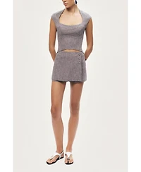 Nocturne Women's Open-Back Tailored Top