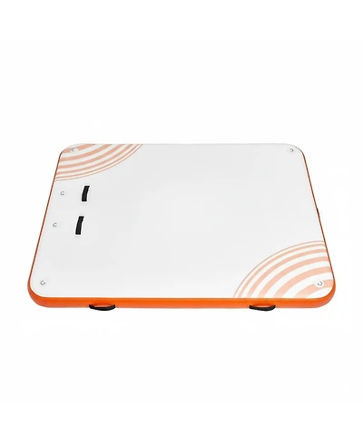 Gouun 6 x 5 ft Inflatable Floating Dock Platform with Carry Bag