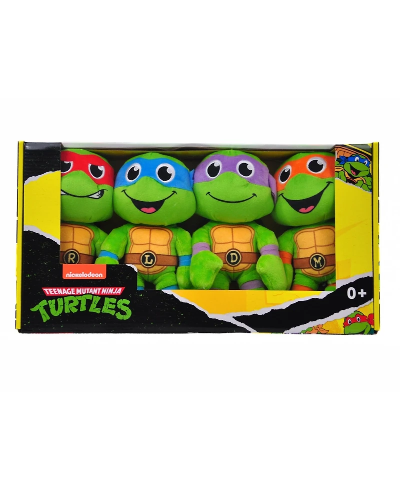 Legend Toys Tmnt 8 inch Basic Plush 4-Pack