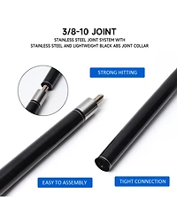 Gse Games & Sports Expert Piece Slick Fiberglass Graphite Composite Billiard Pool Cue Stick for Men/Women