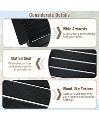 Slickblue Set of 2 Patio Dining Chairs with Wide Armrests