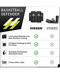 Hikeen Basketball Defender Dummy - Pop Up Safely Simulate Defender - Foldable Training Equipment