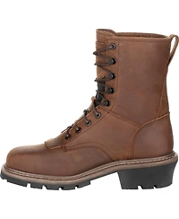 Rocky Men's Square Toe Logger Waterproof Work Boot