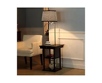 Madison Led Table & Lamp Combo with Charging Usb Ports, Set of 2
