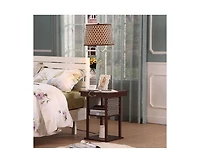 Madison Led Table & Lamp Combo with Charging Usb Ports, Set of 2
