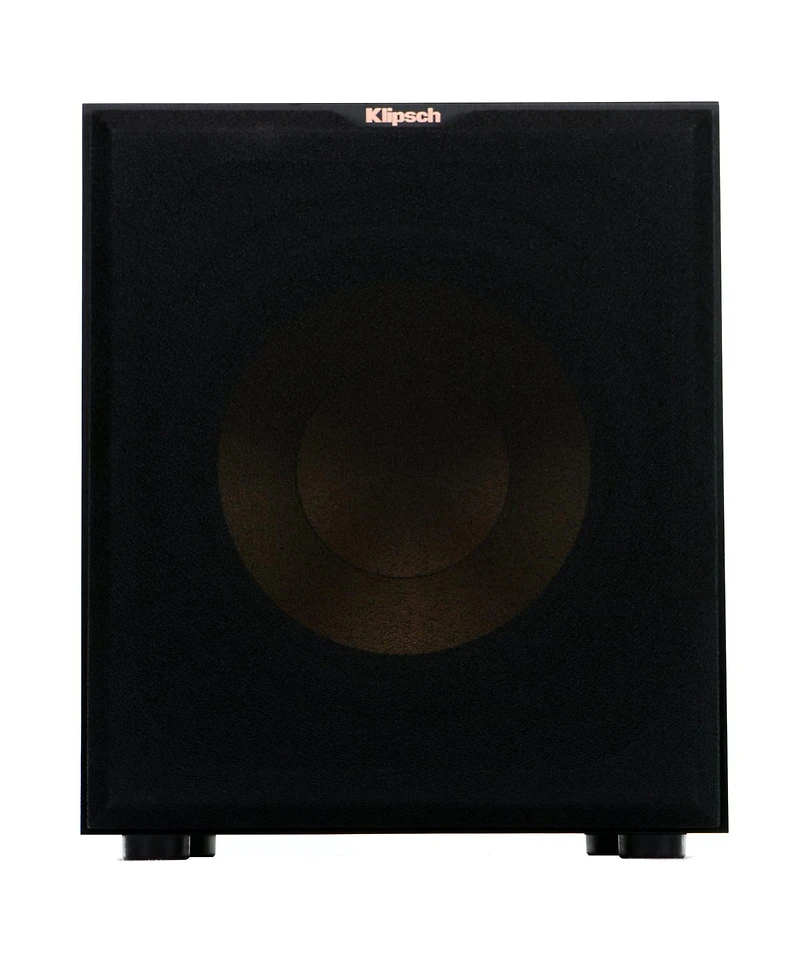 Klipsch 2x Reference R-12SW 400W All-Digital Powered Subwoofer, Brushed Polymer Veneer