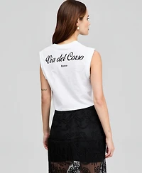 And Now This Women's Graphic-Print Muscle Tank Top, Macy's Exclusive