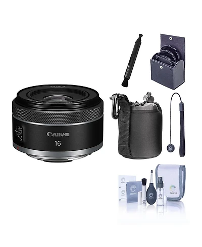 Canon Rf 16mm f/2.8 Stm Lens with 43mm Filter Kit, Soft Lens Case, Lens Cleaner, Cleaning Kit, Universal Lens Cap Tether