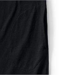 Lands' End Women's Tall Cotton Jersey Notch Neck Dress