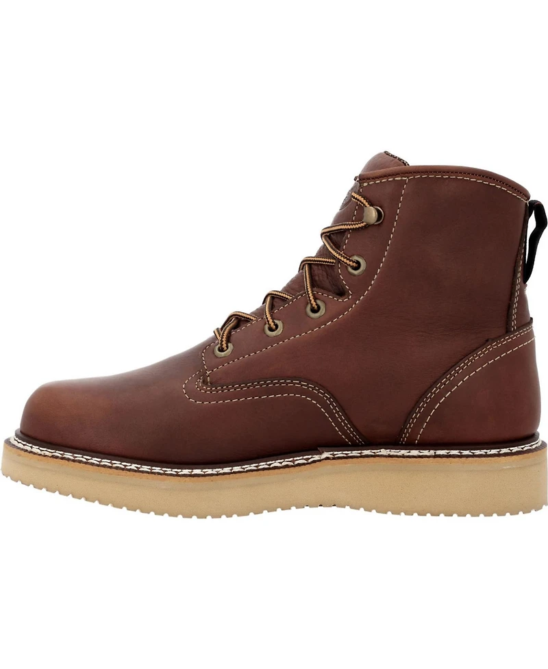 Georgia Boot Men's Usa-Made Wedge Spr Leather Work