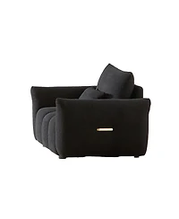 Streamdale Furniture 35.2" Teddy Fabric Sofa, Modern Lounge Chair