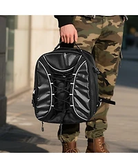 Mecale 22 to 34L Expandable Motorcycle Tail Bag with Waterproof Rain Cover