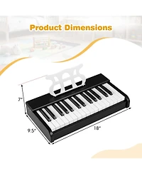 Slickblue 30 Key Kids Piano Keyboard with Music Stand Beginner