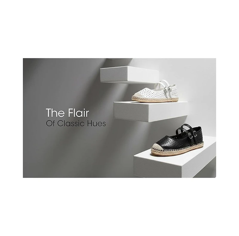 London Rag Women's Noori Woven Dual Buckle Sandals