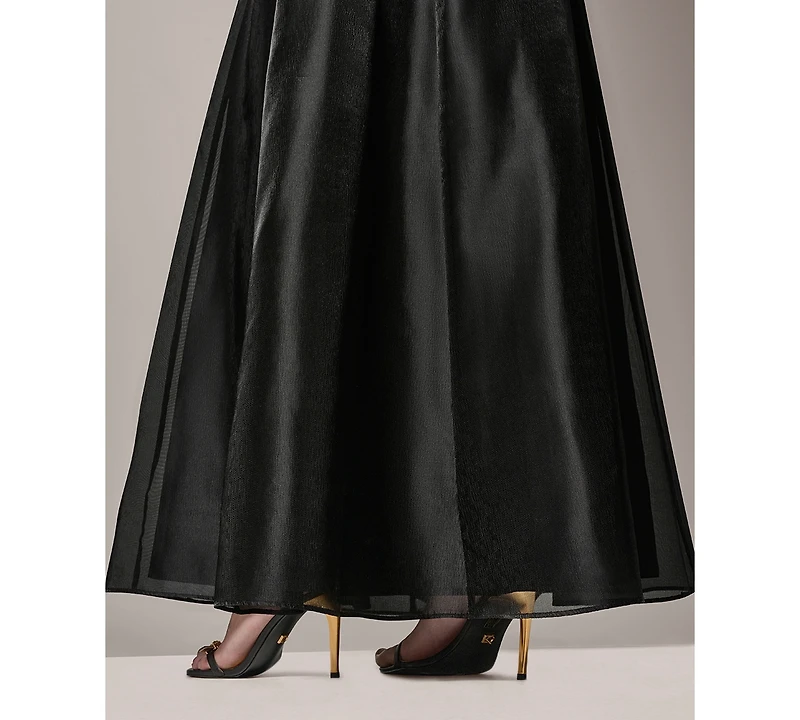 Donna Karan New York Women's Asymmetric-Neck One-Shoulder Gown
