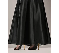 Donna Karan New York Women's Asymmetric-Neck One-Shoulder Gown