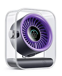 Gnuadz Usb Camping fan Portable Rechargeable 100 Speeds Turbo Quiet Led 3000mAh