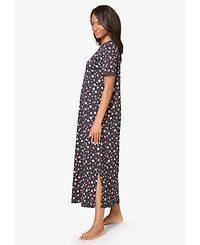 Dreams & Co. Plus Long Henley Sleepshirt