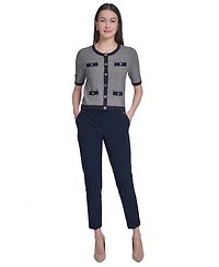 Tommy Hilfiger Women's Short-Sleeve Crewneck Sweater