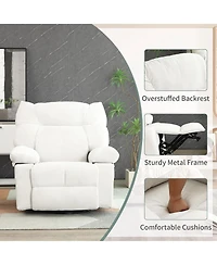 Dyhome Faux Leather Upholstered Dining Chairs Set of 2, Modern Design Side Chairs With Metal Leg and Back