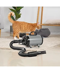 Cozito Dog Blow Dryer 2000W Pet Grooming 4 Nozzles 94 in Hose