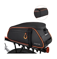 Hikeen Bike Rack Bag 8L Waterproof Bicycle Rear Trunk Bag Compact Cycling Storage with Shoulder Strap for Commuting Travel