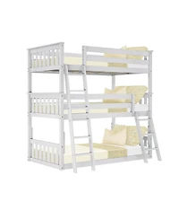 Max & Lily Twin Triple Bunk Bed Frame