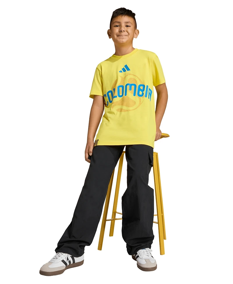 adidas Boys' 8-20 Fifa World Cup 2026 Colombia Short-Sleeve T-Shirt