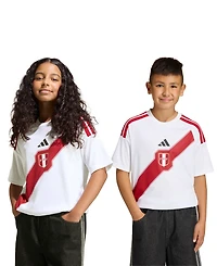 adidas Girls' 7-16 Peru Crewneck Home Fan Jersey T-Shirt
