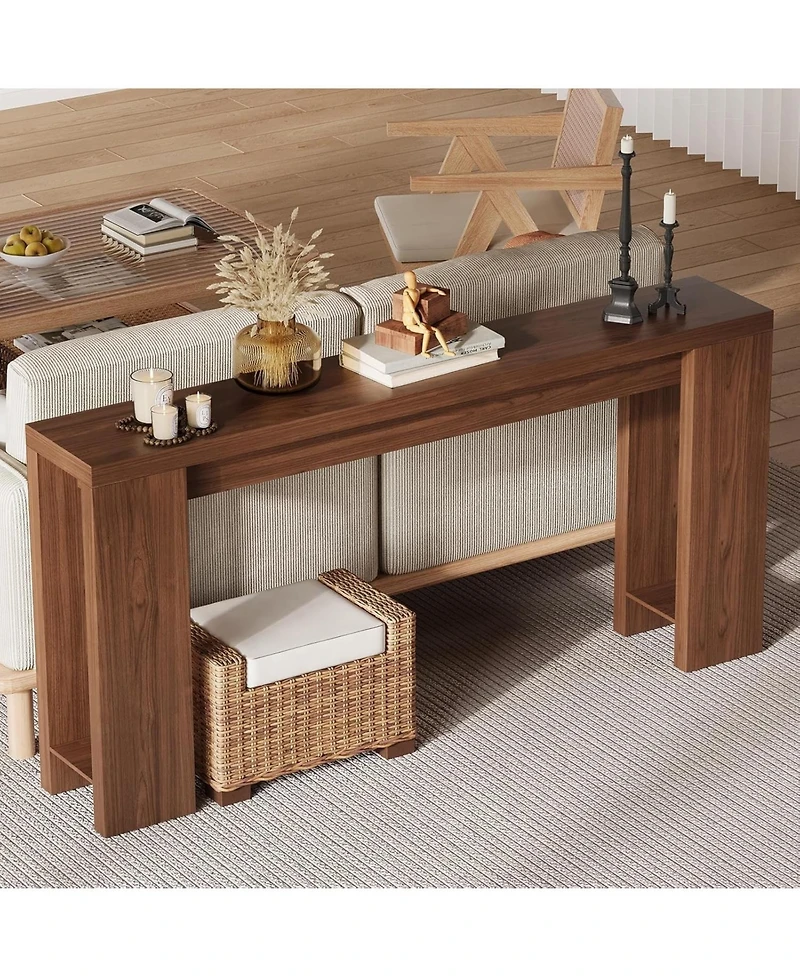 gaomon 70.9 Inch Console Tables for Living Room, Farmhouse Long Narrow Entryway Table for Entrance, Hallway, Foyer