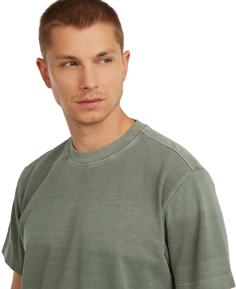 G-Star Raw Men's Washed Jacquard T-Shirt