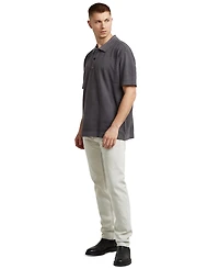 G-Star Raw Men's Washed Jacquard Relaxed-Fit Polo Shirt