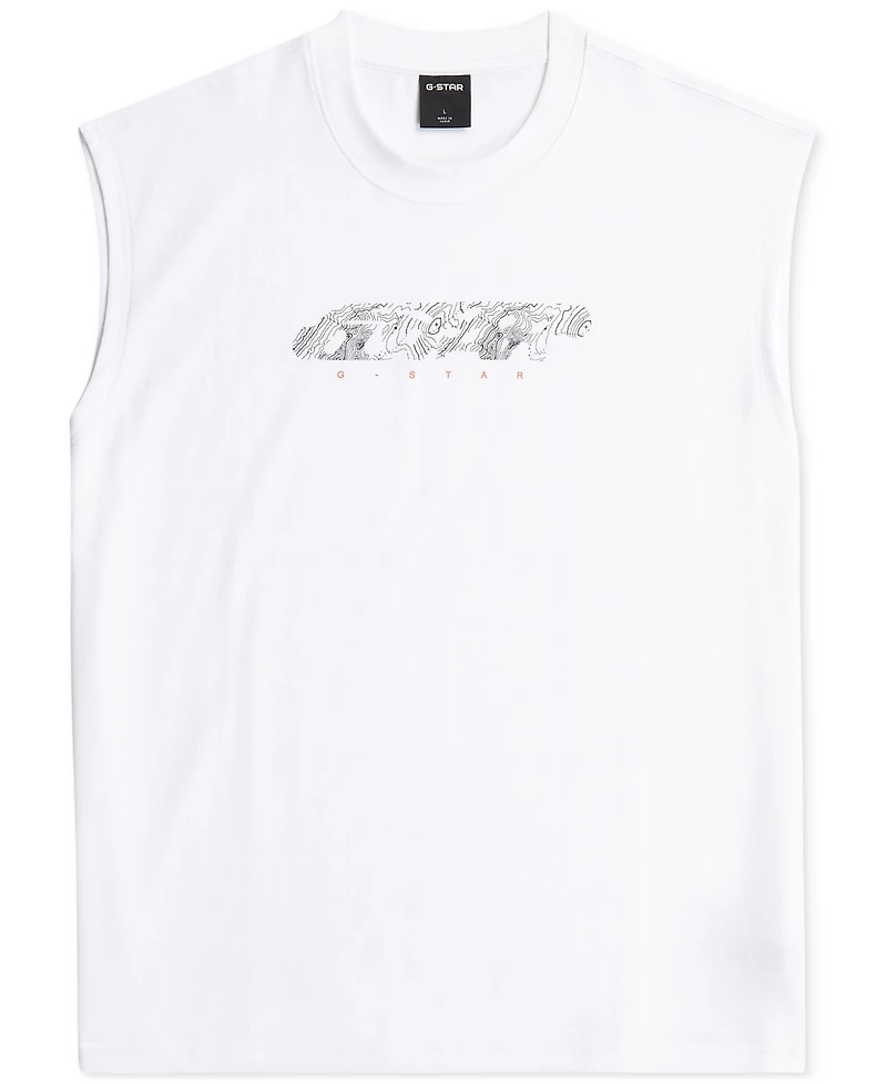 G-Star Raw Men's Graphic Sleeveless T-Shirt