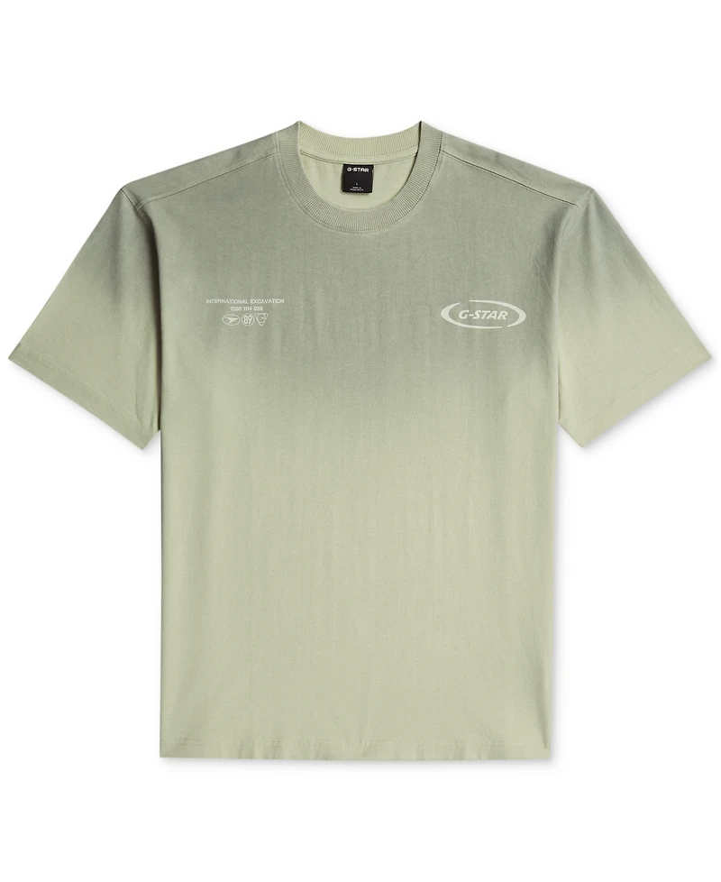 G-Star Raw Men's Sprayed Relaxed-Fit Logo T-Shirt