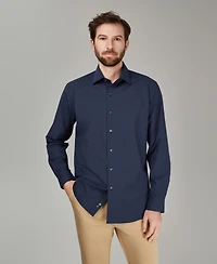Alfani Men's Regular Fit Micro Dot Dress Shirt, Macy's Exclusive