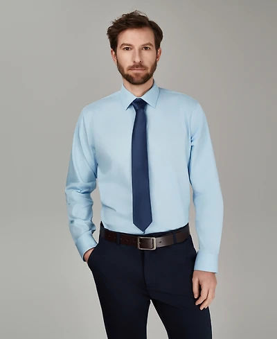 Alfani Men's Regular Fit Solid Dress Shirt, Macy's Exclusive