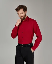 Alfani Men's Regular Fit Solid Dress Shirt, Macy's Exclusive