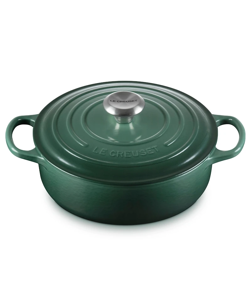 Le Creuset Enameled Cast Iron 3.5 Quart Signature Wide Round Oven