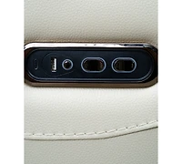 Niccy Leather 41.75" Power Motion Lay Flat Recliner