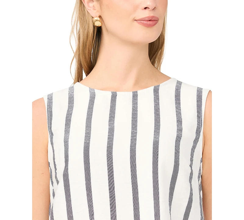 Vince Camuto Women's Sleeveless Crewneck Blouse