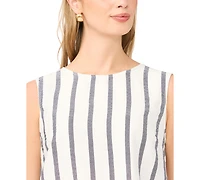 Vince Camuto Women's Sleeveless Crewneck Blouse
