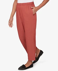 Alfred Dunner Petite Spice Market Wide-Leg Pull-On Ankle Pants