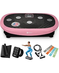 Lifepro Rumblex Plus 4D Vibration Plate Exercise Machine, Triple Motor Full Body Vibrating Plate for Weight Loss & Lymphatic Drainage