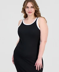 Derek Heart Trendy Plus Bodycon Maxi Dress