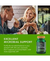 Swanson Zinc Carnosine (PepZin Gi), Gastric Health and Digestive Support, Microbial Balance in Stomach 60 Capsules