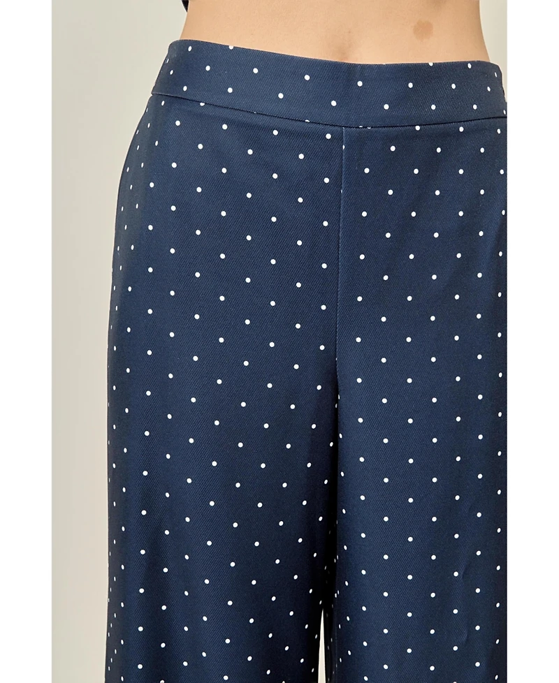 English Factory Women's Polka Dot Long Pants