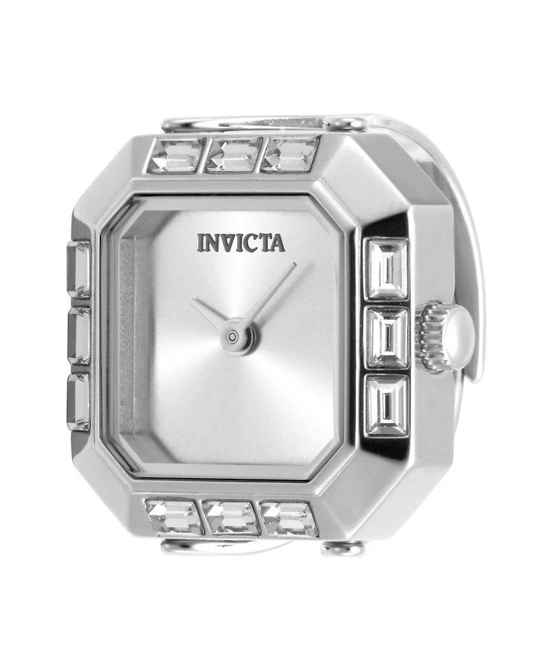 Invicta Women's Mini Quartz 2 Hand Dial Ring Watch